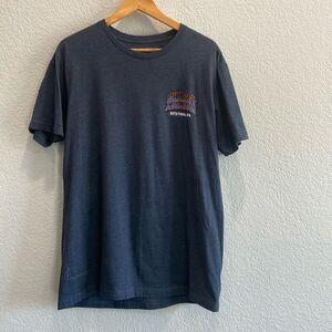 Hudl Brewing Company Shaggy Assassin IPA Cotton Blend Blue T Shirt Size Large